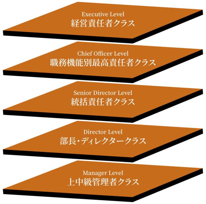 ハイクラス・ミドルクラスの転職支援対象